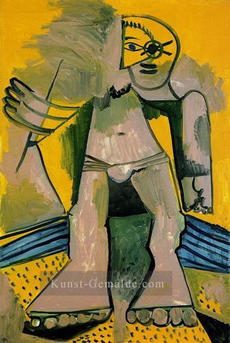Baigneur debout 1971 Kubismus Pablo Picasso Ölgemälde